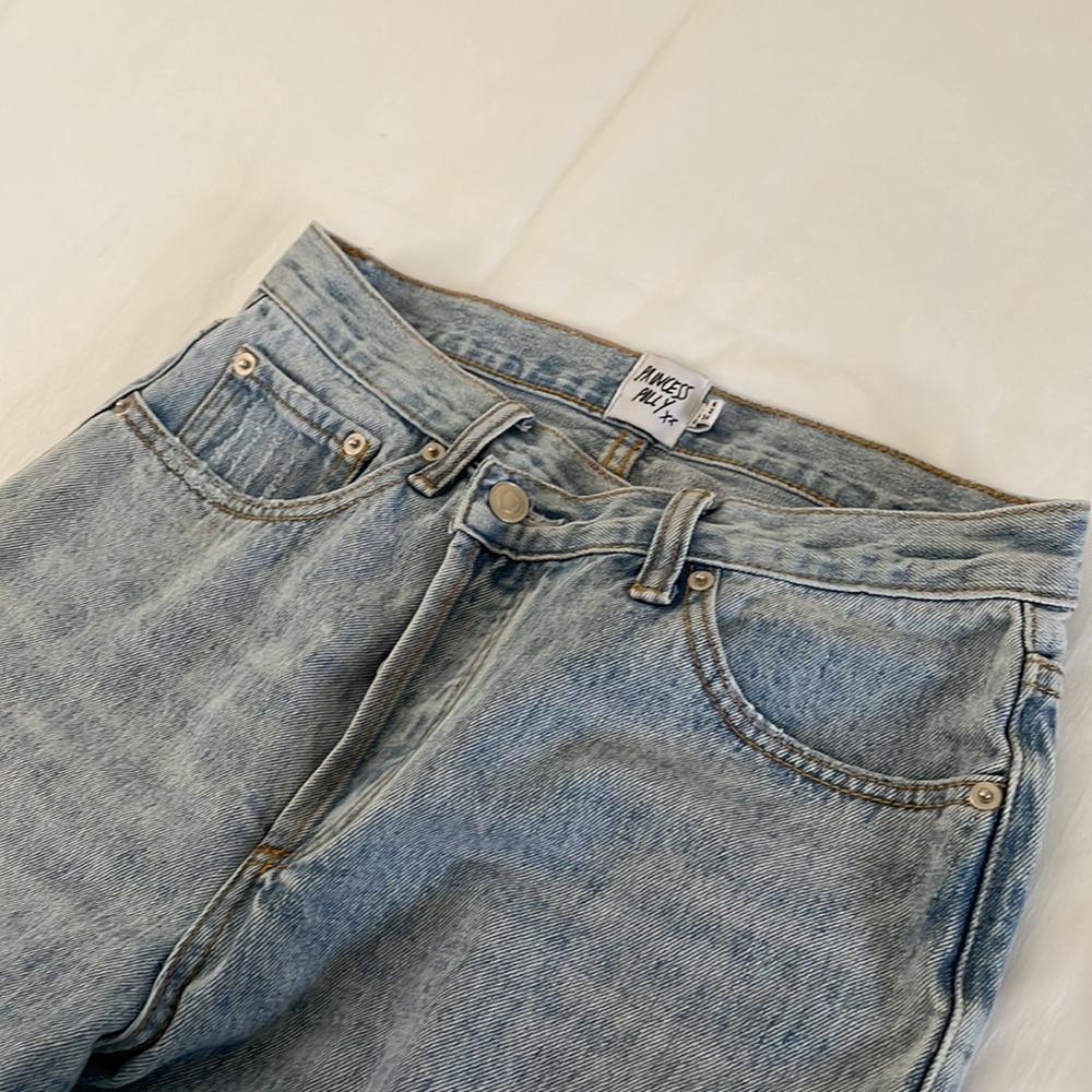 Princess Polly Asymmetric Straight Leg Jean